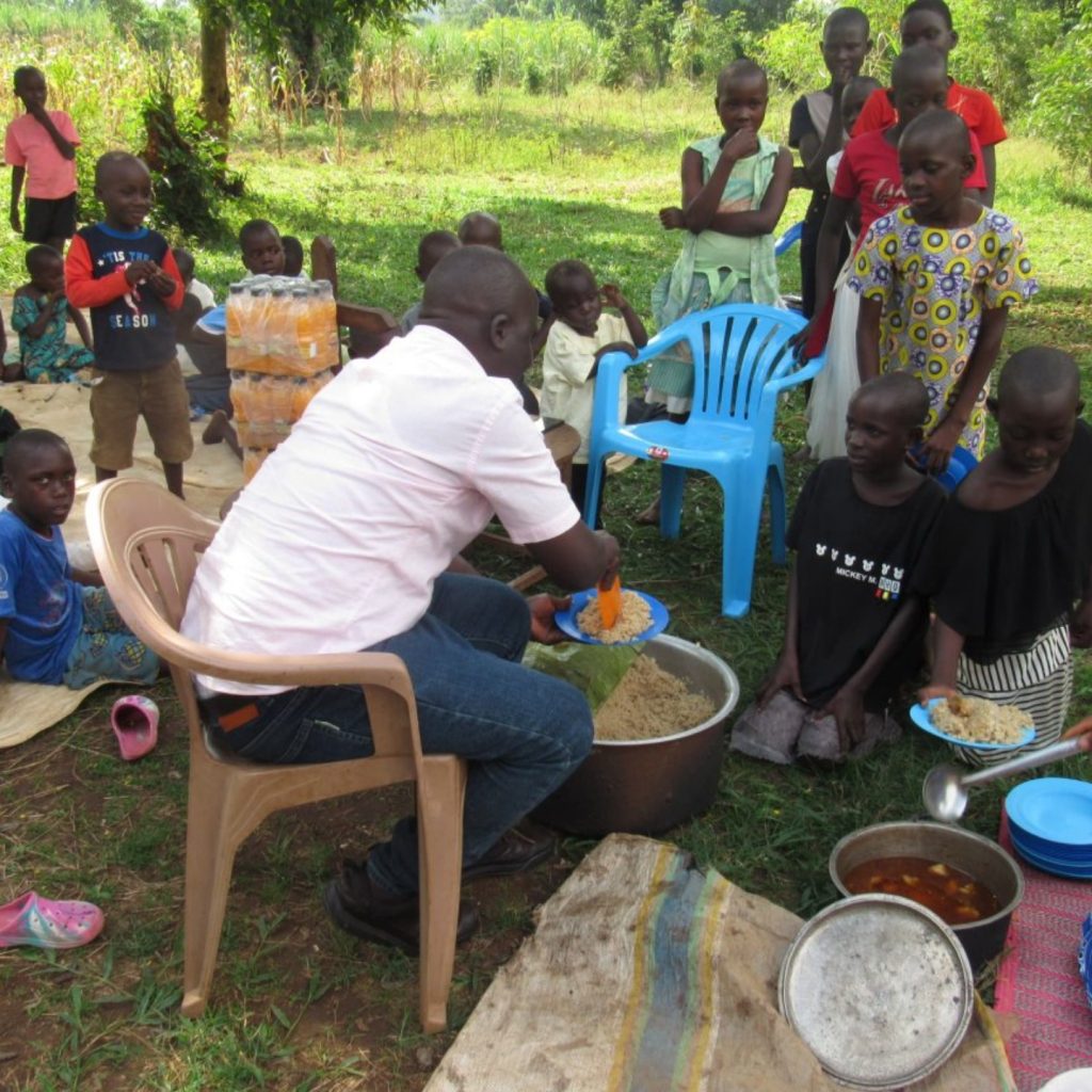 Food distribution to the community Members.